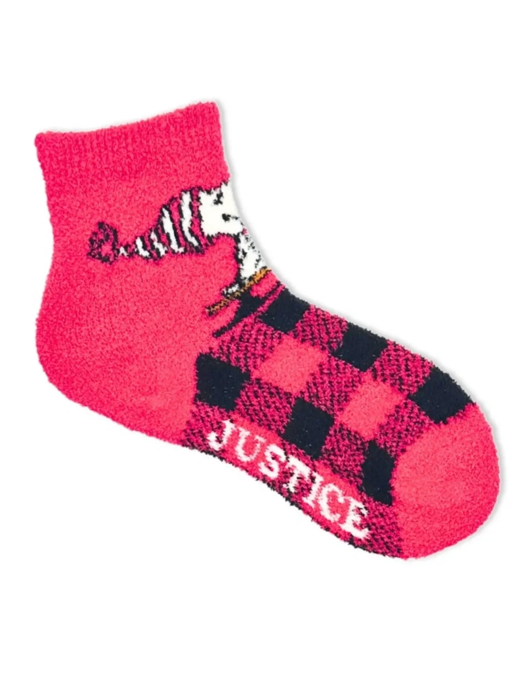 Peanuts Snoopy Justice Girls 2 PK Socks Size M/L NWT